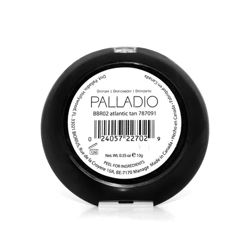 Vista 9 de Palladio Bronceador horneado, altamente pigmentado y fácil de mezclar, brillo bronceado brillante, uso seco o húmedo, dura todo el día, proporciona