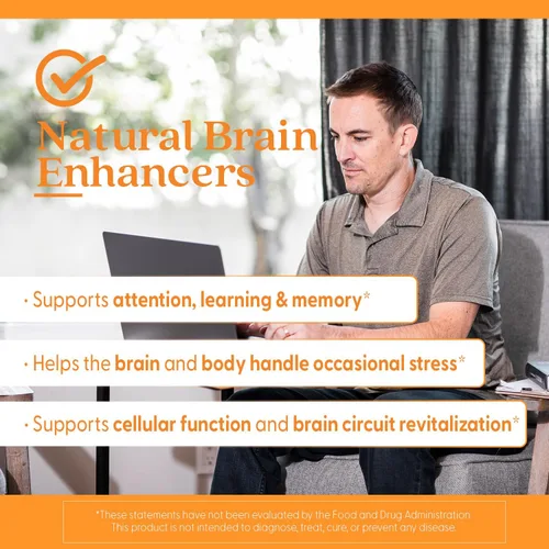 Vista 7 de Doctor's Best Natural Brain Enhancers - Suplemento de salud cerebral para apoyo de memoria y concentración, fosfatidilserina, alfa GPC y cápsulas