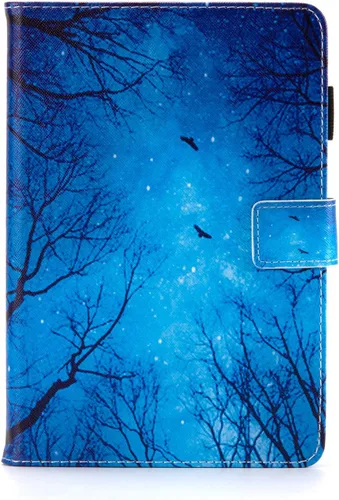 Vista 3 de Funda UUcovers para Galaxy Tab A 8.0 con cierre magnético, ajustado, función atril y tarjetero, con función de encendido y apagado automático, 8