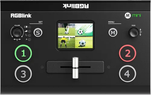 Vista 12 de RGBlink Mini V3 Conmutador de Video con Características Personalizables a través de la Nube TAO – Conmutador HDMI 4K, Pantalla Táctil de 2.1