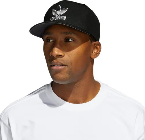 Vista 5 de adidas Originals Men's Modern High Crown Structured Pre-Curve Brim Snapback Adjustable Fit Hat
