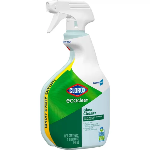 Vista 10 de CloroxPro Clorox EcoClean - Botella de spray limpiador de vidrio, 32 onzas líquidas, paquete de 9 (el paquete puede variar)