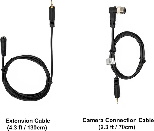 Vista 3 de Kiwifotos MC-30 Control remoto obturador cable para Nikon Z8 Z9 D850 D500 D5 D810 D810A D800 D700 D4s D4 D3 D3s D3X D2H D2X D2Hs D2Xs D300s D300