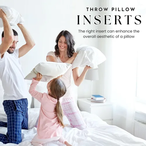 Vista 6 de Almohadas Almohada alternativa de plumón Almohadas de cama Inserto de almohada de cojín de sofá Almohadas decorativas para interiores
