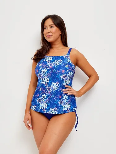 Vista 4 de Women Mastectomy Pocketed Tankini Two-Piece Swimsuit