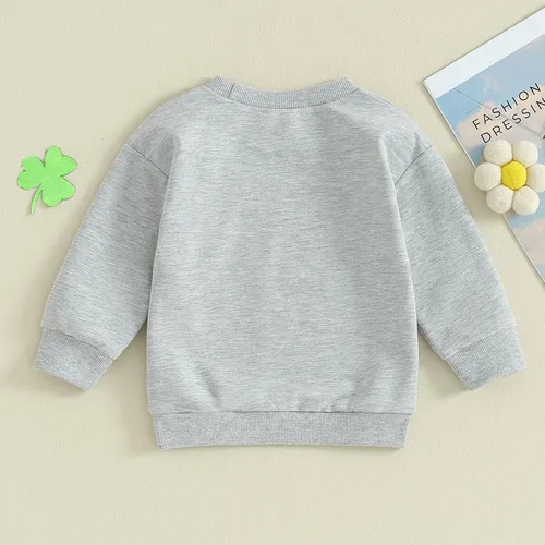 Vista 71 de YINGISFITM Sudadera de manga larga con cuello redondo para bebé, niña, niño, Navidad, suéter de manga larga, ropa de otoño