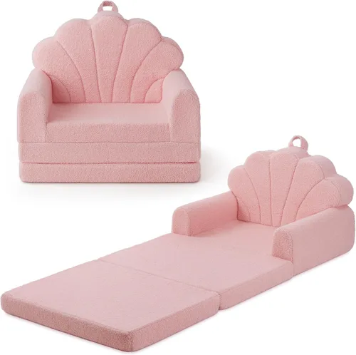 Vista 15 de Blissful Diary Sofá plegable para niños, 2 en 1, sofá para niños, cuadros