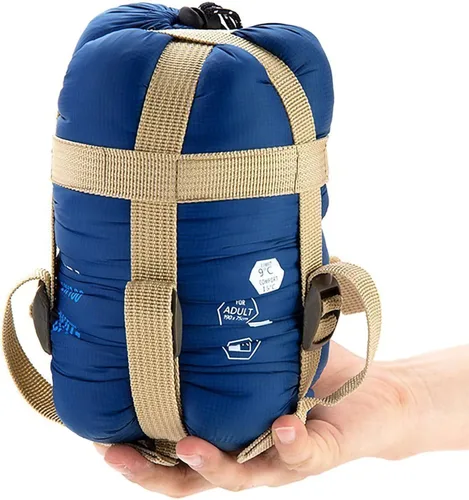 Vista 11 de ECOOPRO Saco de dormir para clima cálido, portátil, impermeable, compacto, ligero, cómodo con saco de compresión, ideal para acampar al aire libre