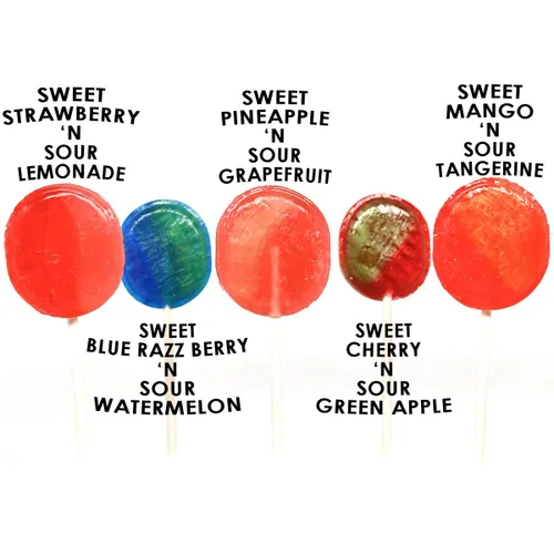 Vista 2 de Tootsie Roll Charms Sweet 'n Sour Pops, 48