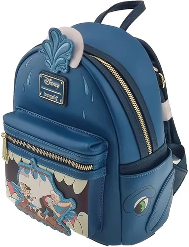 Vista 5 de Loungefly Mini mochila Disney Classics Pinocho Geppetto y Monstro Multicolor