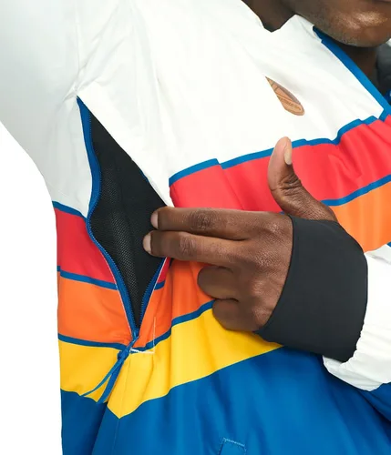 Vista 4 de Tipsy Elves Chaquetas de esquí para hombre - Divertidas y coloridas prendas de esquí con capucha impermeables para adultos