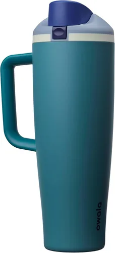 Vista 16 de Owala FreeSip - Botella de agua de acero inoxidable, 30 onzas, pastel de comida de ángel Angel Food Cake