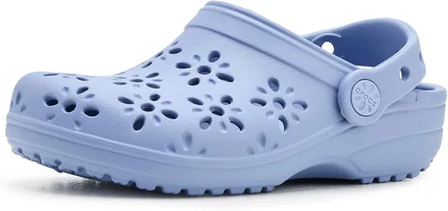Vista 10 de Zuecos Crocs clásicos para niños con diseño floral