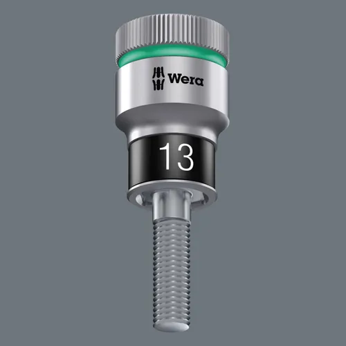 Vista 4 de WERA 05003744001 8790 HMB HF Zyklop Socket con accionamiento de 3/8" con función de sujeción, 0.394 x 1.142 in