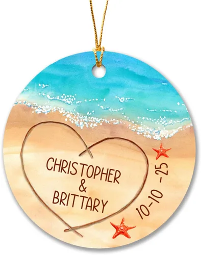 Vista 11 de Adorno personalizado de Our Christmas As A Family of Three 2025 – Primera Navidad como familia de 3 zorros – Regalos para padres recién nacidos