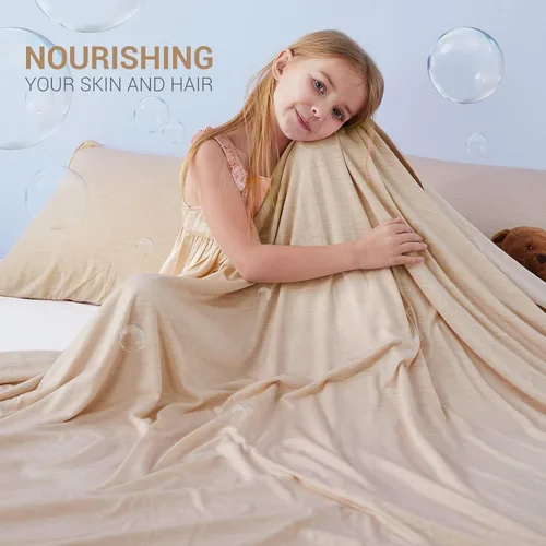 Vista 4 de Marchpower - Manta de enfriamiento para niños que duermen con calor, manta de lana fresca Arc-Chill con diseño de doble cara, fibra de enfriamiento