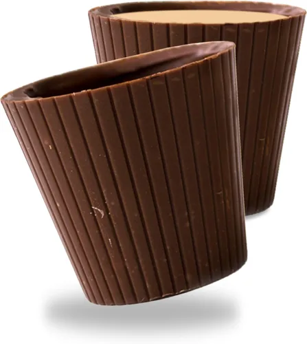Vista 10 de Lang's Chocolates Vasos de chupito de chocolate negro - Chocolate Kosher sin lácteos - Taza de postre sin gluten - Grandes vasos de chupito
