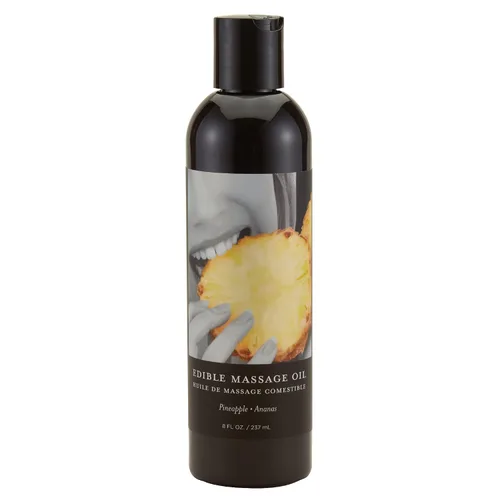 Vista 10 de Earthly Body Aceite de masaje comestible - Aceite de semillas de cáñamo, almendra, semilla de uva, albaricoque y vitamina E - Vegano y libre