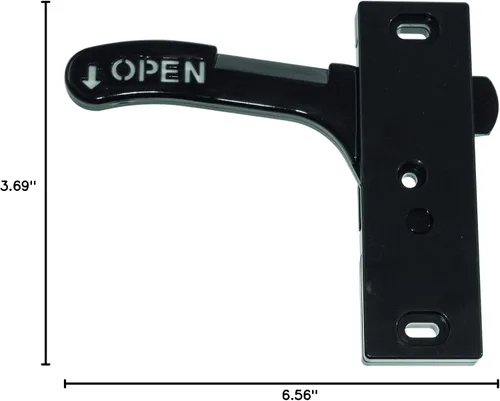 Vista 5 de RV Designer E287, Kit de pestillo y manija para puerta mosquitera, mano izquierda, herrajes para puerta de entrada