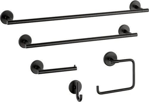 Vista 4 de DELTA FAUCET 759460-BL Anillo de toalla Trinsic, negro mate