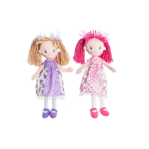 Vista 2 de Muñeca de Trapo DKD Home Decor (20 x 8 x 30 cm) (2 Unidades)