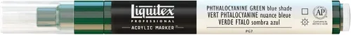 Vista 67 de Rotuladores de pintura Liquitex Professional, de punta ancha, Verde agua brillante, 8mm