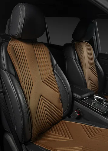 Vista 3 de Lord AutoFashion - Funda universal para asiento de una vía, color marrón.