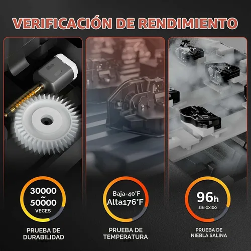 Vista 3 de A-Premium Pestillo de maletero compatible con Nissan Frontier 2005-2019 Crew Cab Pickup/Extended Cab Pickup, juego de 2 actuadores de pestillo