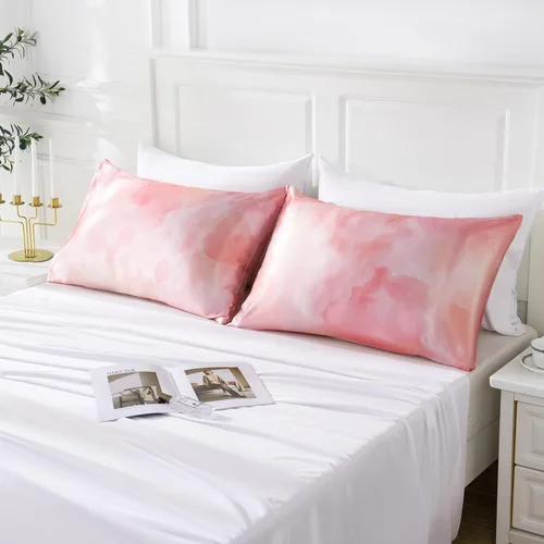 Vista 270 de MR&HM - Funda de almohada de satén