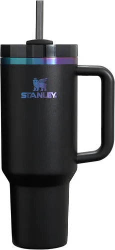 Vista 127 de STANLEY Quencher H2.0 Vaso Térmico con asa y pajilla, 64 onzas, tapa Flowstate de 3 posiciones, gran capacidad para viajes y deportes, vaso de acero