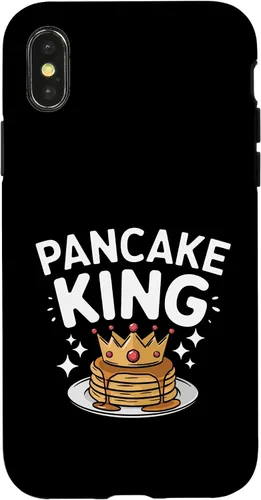 Vista 5 de iPhone 16 Pancake King Hotcake Lover Maker Baker Foodies Men Dad Boys Case