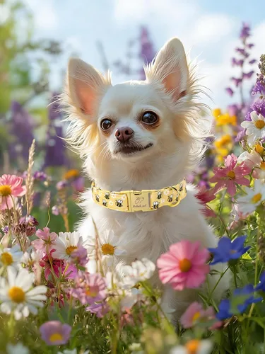 Vista 332 de Collar para perros del 4 de julio, collares patrióticos azules para cachorros y perros pequeños, ligero y ajustable 1776 collares para cachorros