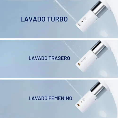 Vista 5 de Lotus Hygiene Systems ATS-500. Asiento para inodoro con tapa inteligente, climatizada con temperatura regulable. Color blanco.