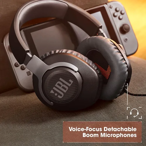 Vista 3 de JBL Quantum 100 - Wired Over-Ear Gaming Headphones - Black,Large,(Pack of 4)