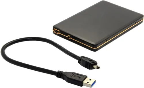Vista 6 de JSER WD5000MPCK SFF-8784 SATA Express a USB 3.0 Carcasa para disco duro compatible con disco duro UltraSlim SSD WD5000M22K WD5000M21K