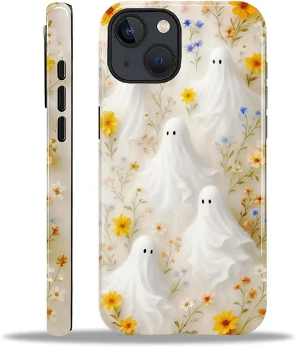 Vista 41 de Funda para iPhone 13 iPhone 14, a prueba de golpes, funda protectora híbrida de 2 capas, doble protección contra caídas, antiarañazos, diseño