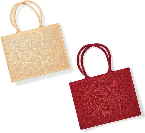 Vista 5 de Westford Mill Bolsa de compras clásica de yute 21 litros