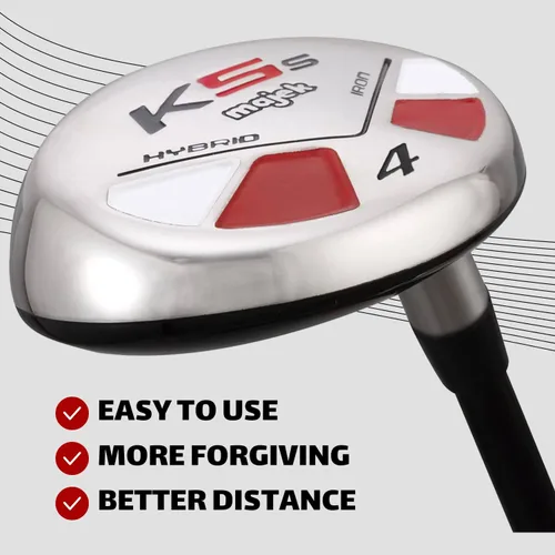 Vista 4 de Majek Golf All Hybrid # 4 Senior Flex Diestro Nueva Utilidad A Flex Club