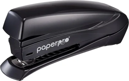 Vista 4 de PaperPro - 1425 - Grapadora de escritorio Inspire 20, 20 hojas, tira completa, color negro Negro lustrado