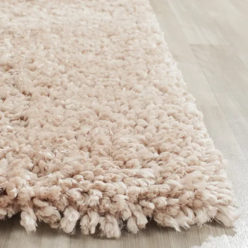Vista 6 de SAFAVIEH Popcorn Shag Collection - Alfombra decorativa, 2 x 3 pies, beige, hecha a mano, 1.8 pulgadas de grosor, ideal para zonas de alto tráfico