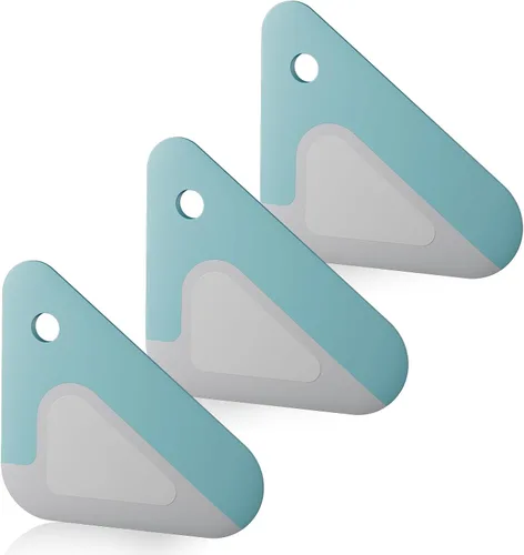 Vista 11 de Rascador de alimentos, raspador de platos 2 en 1, nailon y silicona, herramientas raspadoras de cocina para sartenes de hierro fundido, utensilios