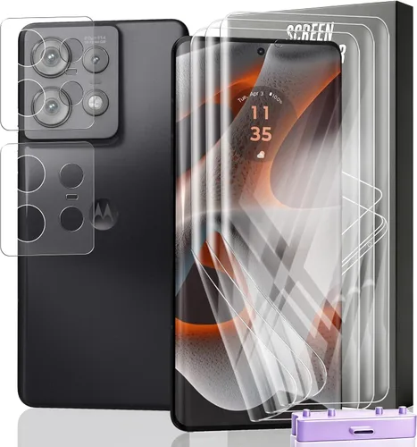 Vista 13 de 3 Pack for Amazfit Active 2 Screen Protector, Non-Tempered Glass Flexible Protection, HD Clear Protective Film
