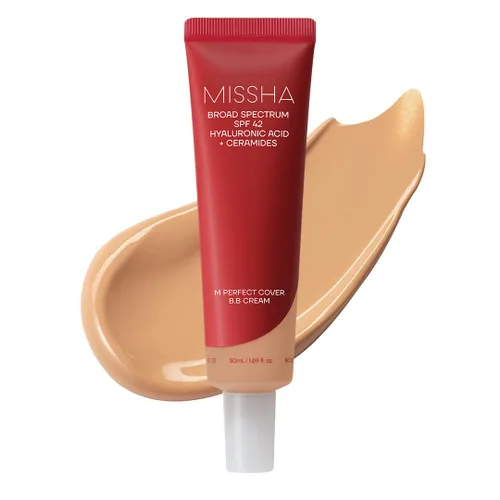 Vista 17 de Crema BB M de cobertura perfecta, SPF42/PA+++ (No.25/Beige cálido)