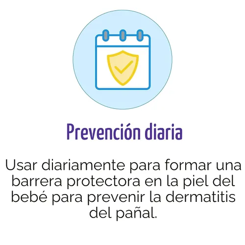Vista 4 de Crema Desitin Daily Defense para sarpullido de pañales con óxido de zinc para tratar, aliviar y prevenir el sarpullido, hipoalergénica, sin