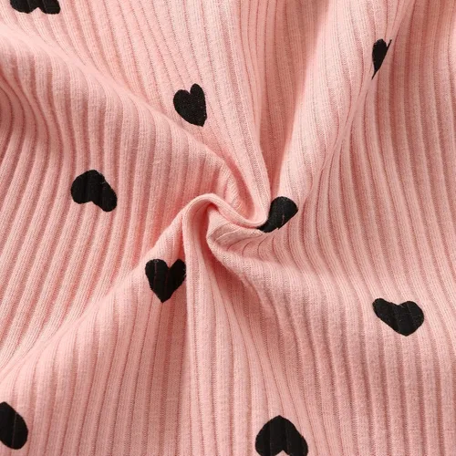 Vista 7 de Ropa para bebé recién nacida, para otoño e invierno, acanalada, con volantes, manga larga, conjunto de 3 piezas, 0 a 18 meses