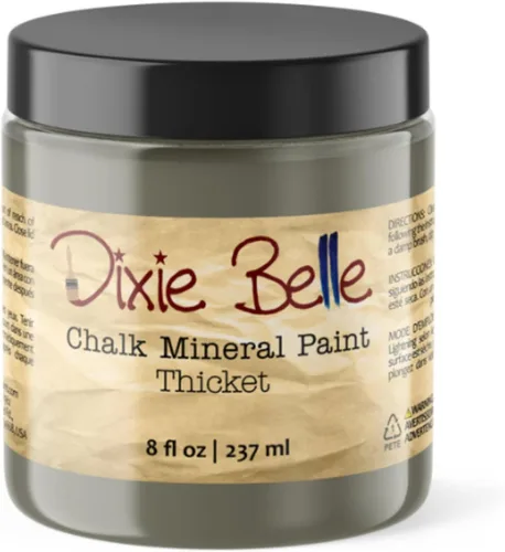 Vista 102 de Pintura para muebles con acabado de tiza Dixie Belle Paint Company - Amatista (4oz) - Pintura mineral de tiza chic púrpura profundo mate