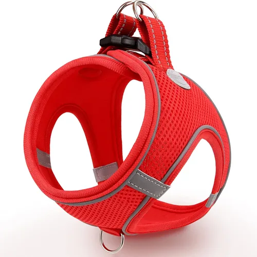 Vista 11 de Joytale Arnés para Perros Pequeños, Chaleco de Malla Transpirable Step-in, Arneses Acolchados Suaves Reflectantes para Gatos y Perros Cachorros
