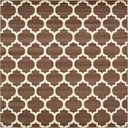 Vista 128 de Unique Loom Trellis Collection - Alfombra de área de Filadelfia, rectangular de 2 pies 2 pulgadas x 3 pies, color morado y marfil