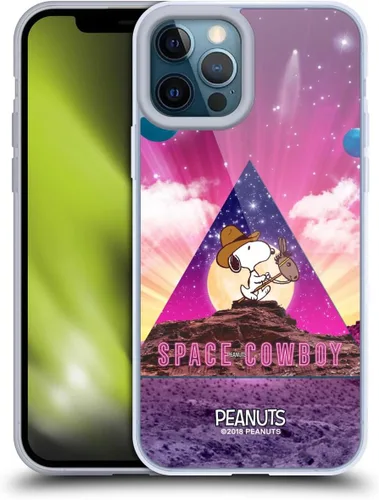 Vista 100 de Head Case Designs Funda de gel con licencia oficial de Peanuts Nebula Cactus Needles Snoopy Space Cowboy [protección de grado militar] compatible