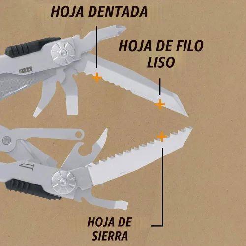 Vista 4 de Gerber Gear Alicates múltiples diesel, acero inoxidable [22-01470]